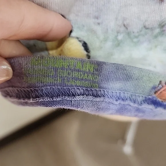 The Mountain 10 Kittens Classic Cotton T-Shirt Unisex size Medium Tie Dye Purple - Picture 7 of 10